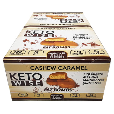 Keto Wise Fat Bombs Cashew Caramel