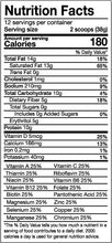 Load image into Gallery viewer, Keto Wise Gold Meal Replacement Shake Mix Nutrition Facts
