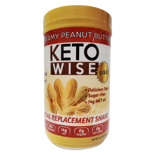 Keto Wise Gold Meal Replacement Shake Mix Canister
