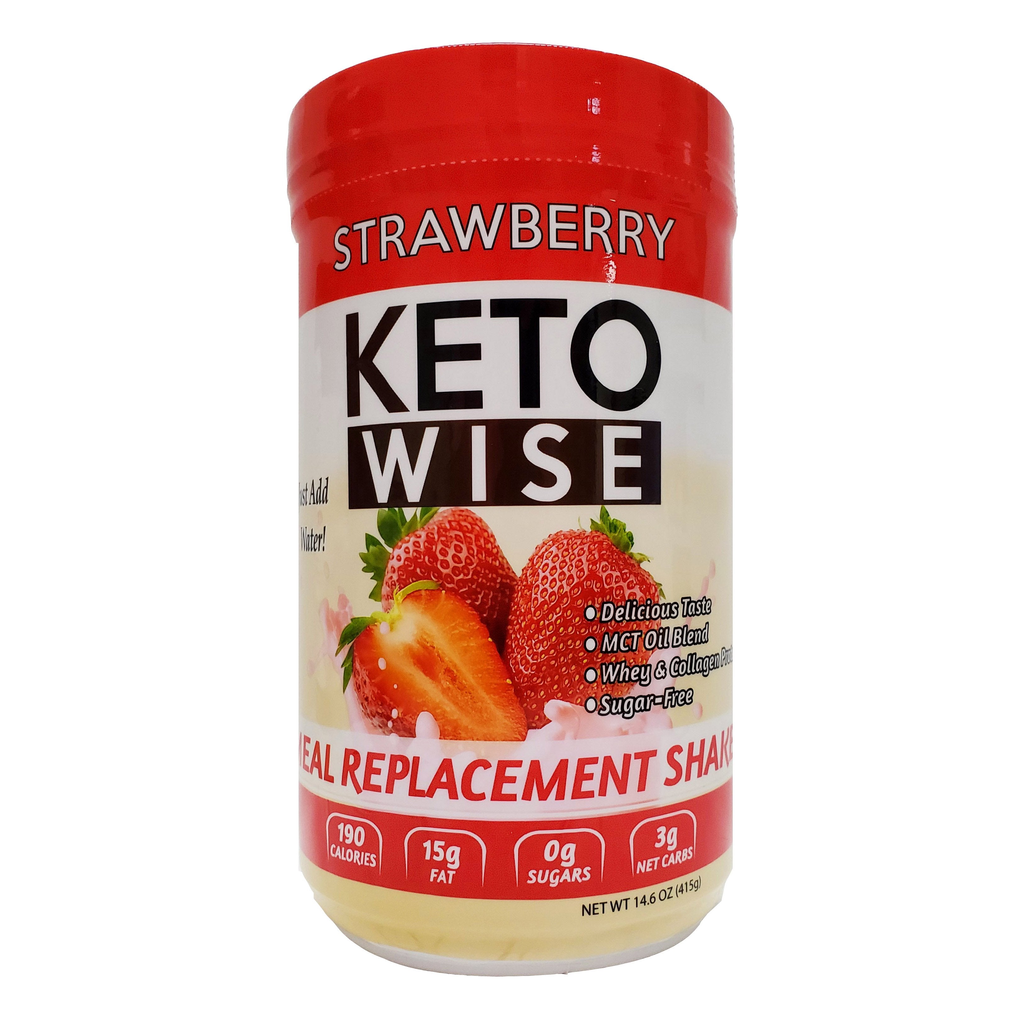 Strawberry Protein Shake, Keto Shakes