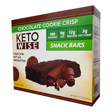 Load image into Gallery viewer, Keto Wise Snack Bars Chocolate Cookie Crisp

