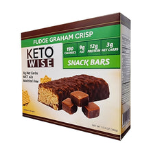 Load image into Gallery viewer, Keto Wise Snack Bars Fudge Graham Crisp

