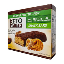 Load image into Gallery viewer, Keto Wise Snack Bars Peanut Butter Crisp
